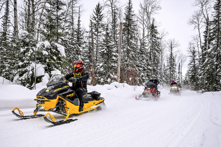 Snowmobiling Ontario’s Gold Rush Tour