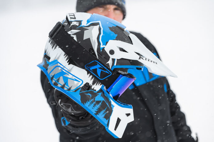 020226_GEAR_WEB KLIM F3 Carbon Helmet and EDGE Snow Goggles