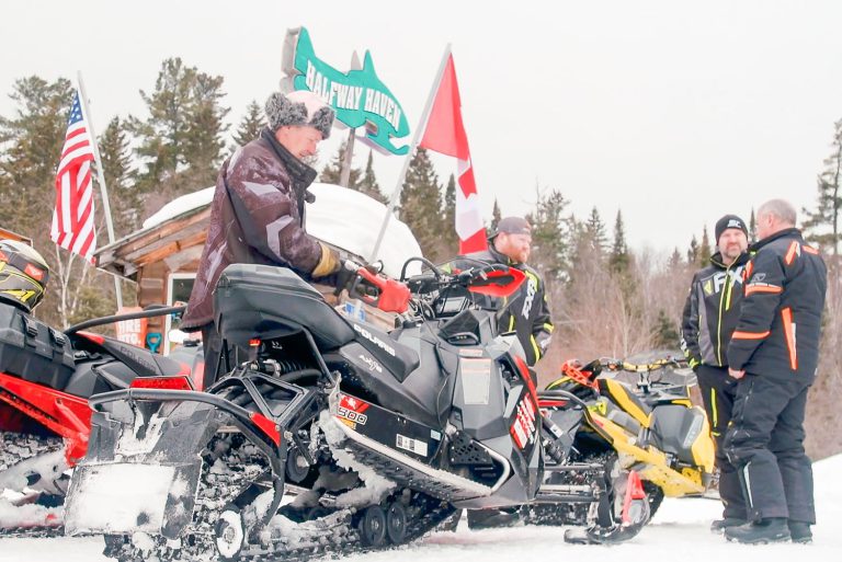 Snowmobiling Algoma Country in Northern Ontario