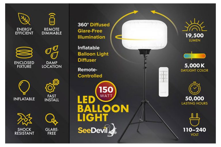 SeeDevil LED Balloon Light SeeDevil LED Balloon Light