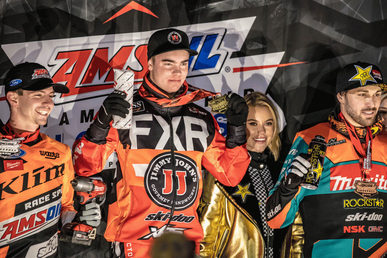 SKI-DOO SNOCROSS RACERS DOMINATE DULUTH ISOC SEASON OPENER