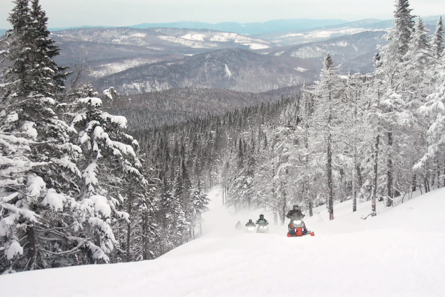 Polaris Snowmobile Adventure in New Hampshire & Maine Supertrax Online